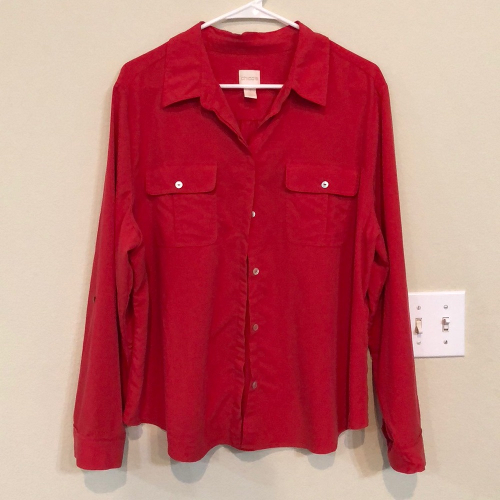 🔴Chico Button Down